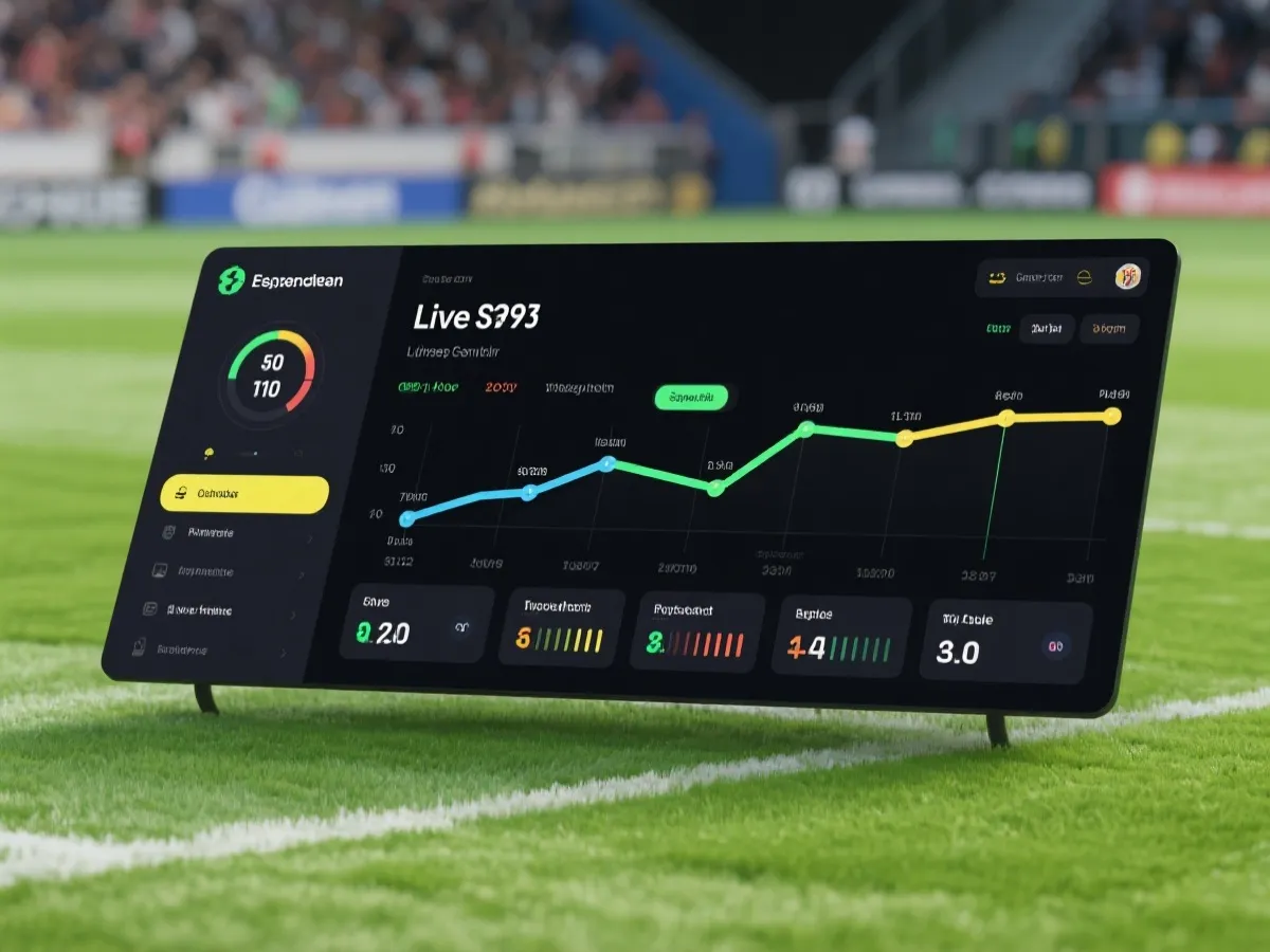 即時比分追蹤示意